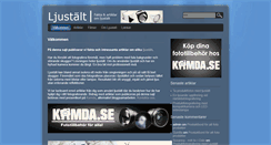 Desktop Screenshot of ljustalt.se